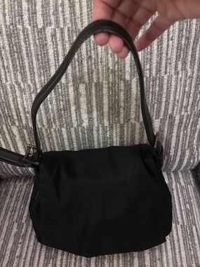 Coach Mercer Black Twill Everyday  Shoulder Bag
